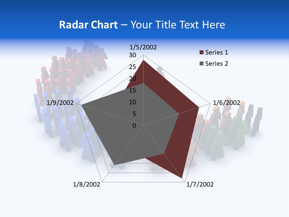A Group Of People Standing In A Circle PowerPoint Template