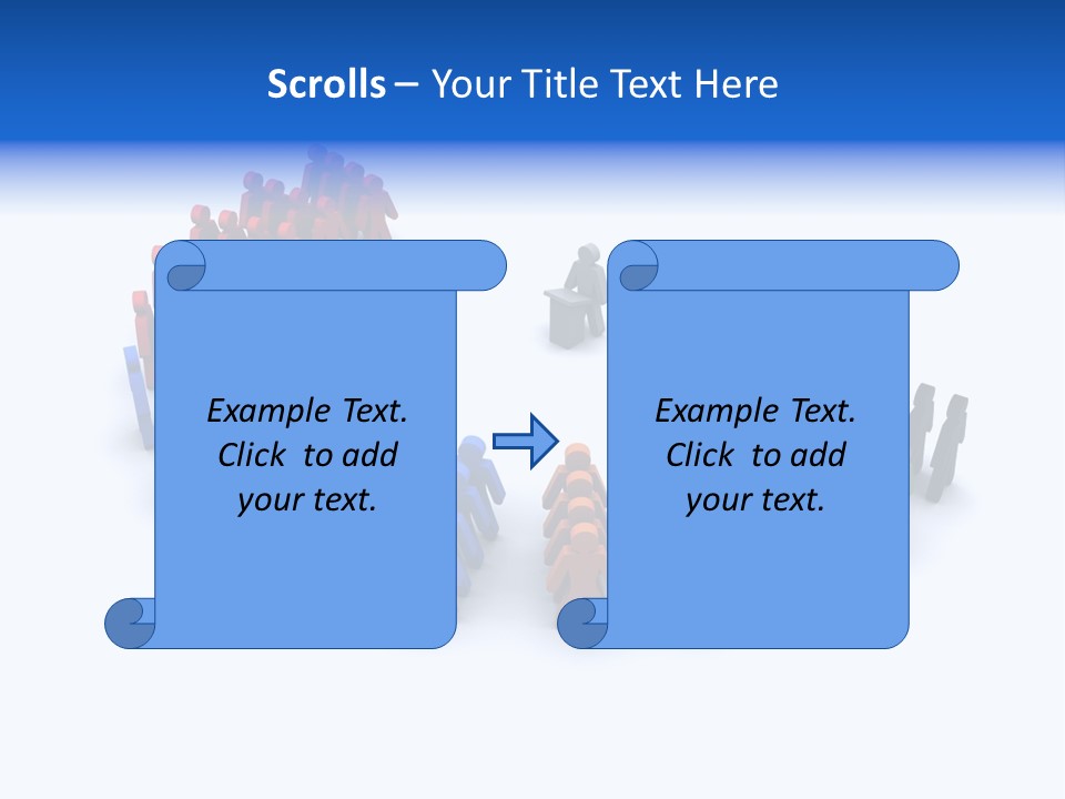 A Group Of People Standing In A Circle PowerPoint Template