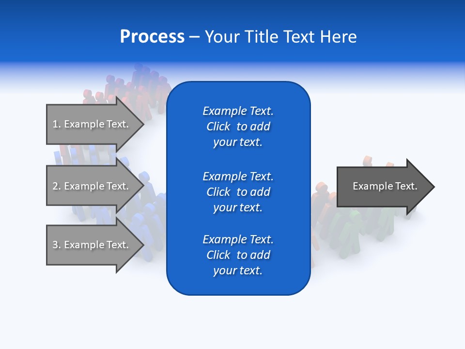 A Group Of People Standing In A Circle PowerPoint Template