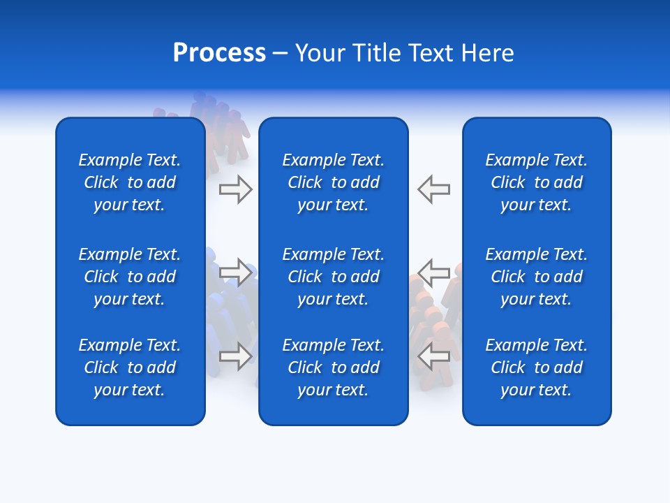 A Group Of People Standing In A Circle PowerPoint Template