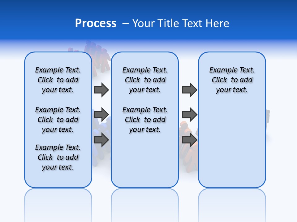A Group Of People Standing In A Circle PowerPoint Template