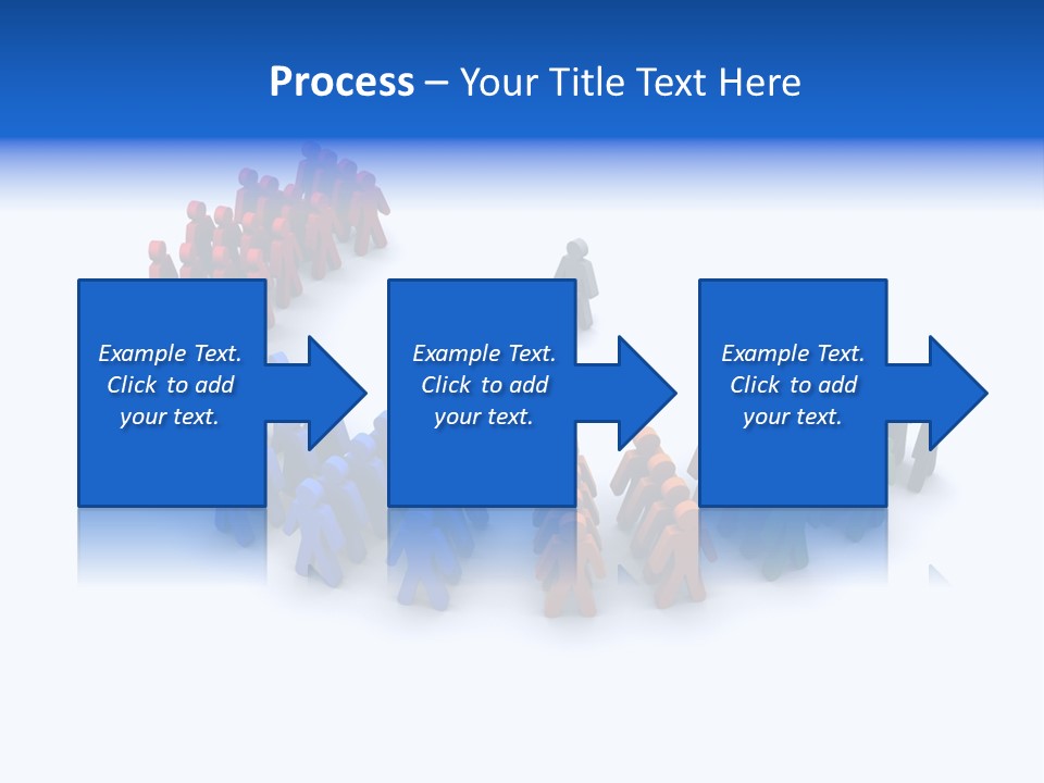 A Group Of People Standing In A Circle PowerPoint Template
