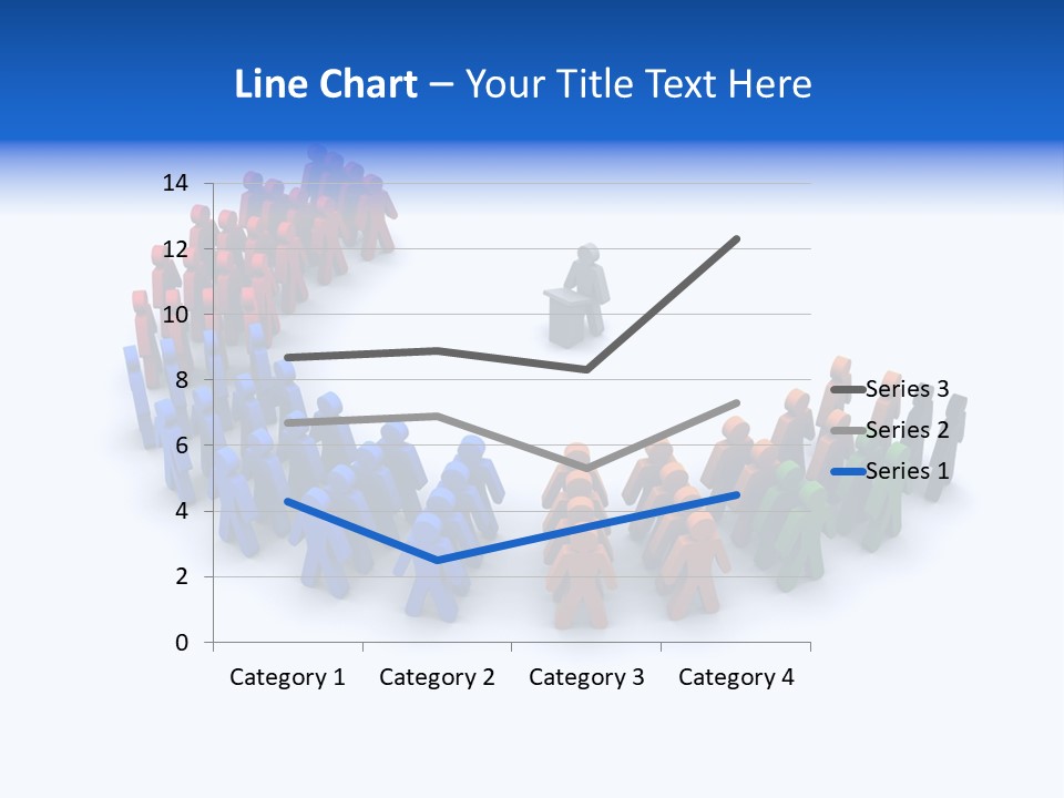 A Group Of People Standing In A Circle PowerPoint Template