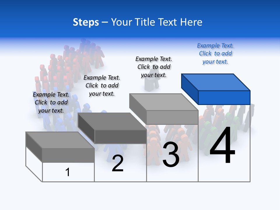 A Group Of People Standing In A Circle PowerPoint Template