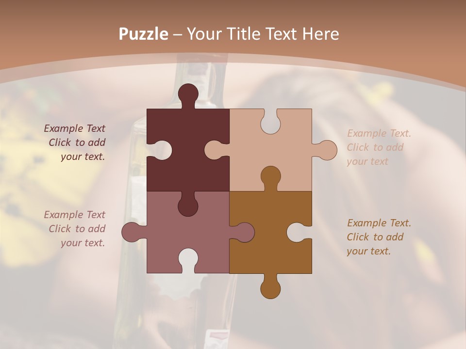 A Bottle Of Vodka Sitting On Top Of A Table PowerPoint Template