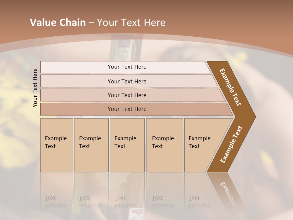 A Bottle Of Vodka Sitting On Top Of A Table PowerPoint Template