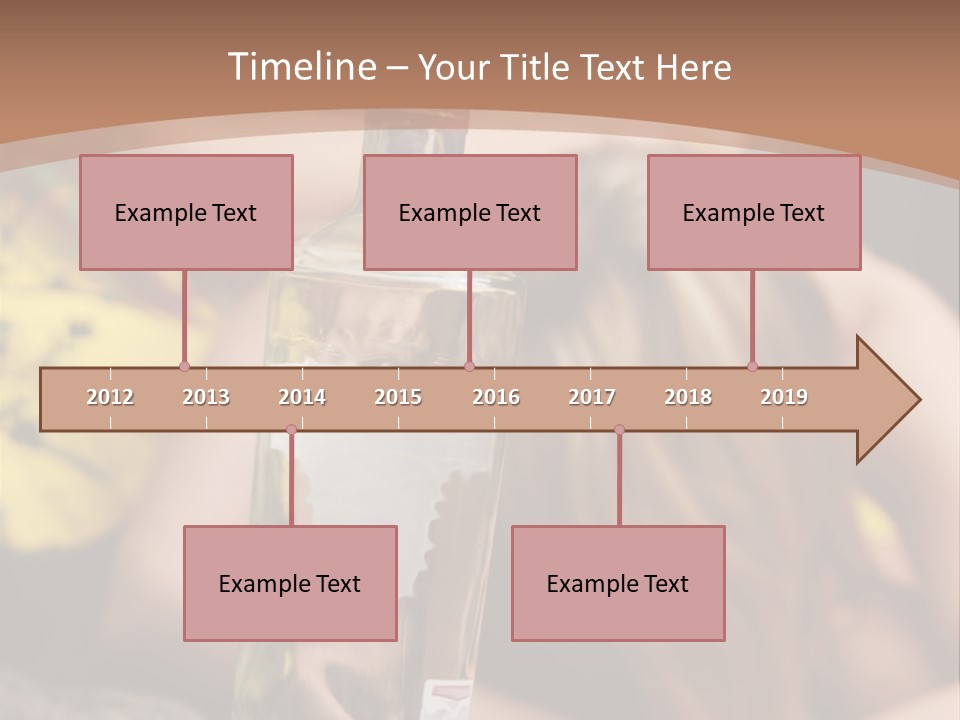 A Bottle Of Vodka Sitting On Top Of A Table PowerPoint Template