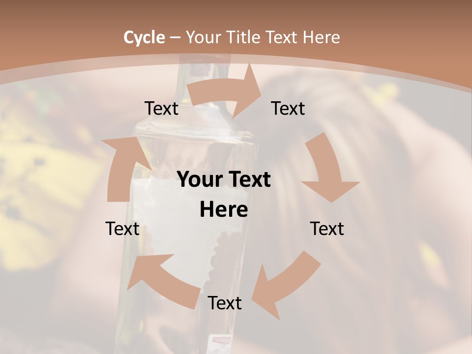 A Bottle Of Vodka Sitting On Top Of A Table PowerPoint Template