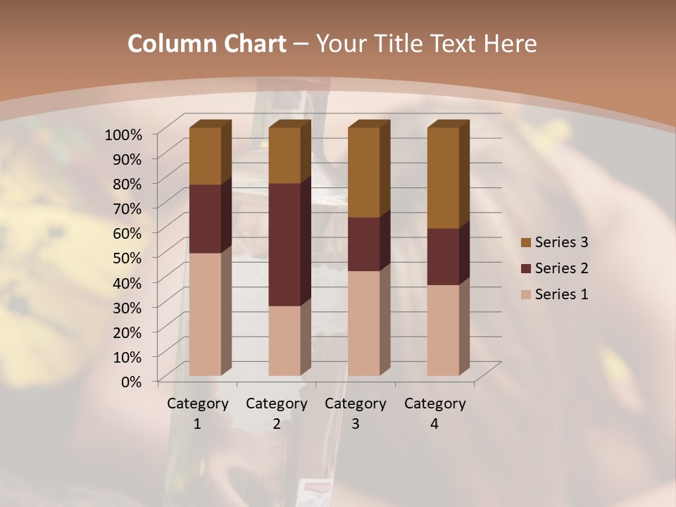 A Bottle Of Vodka Sitting On Top Of A Table PowerPoint Template