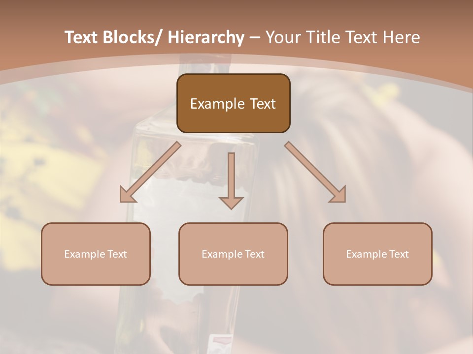 A Bottle Of Vodka Sitting On Top Of A Table PowerPoint Template