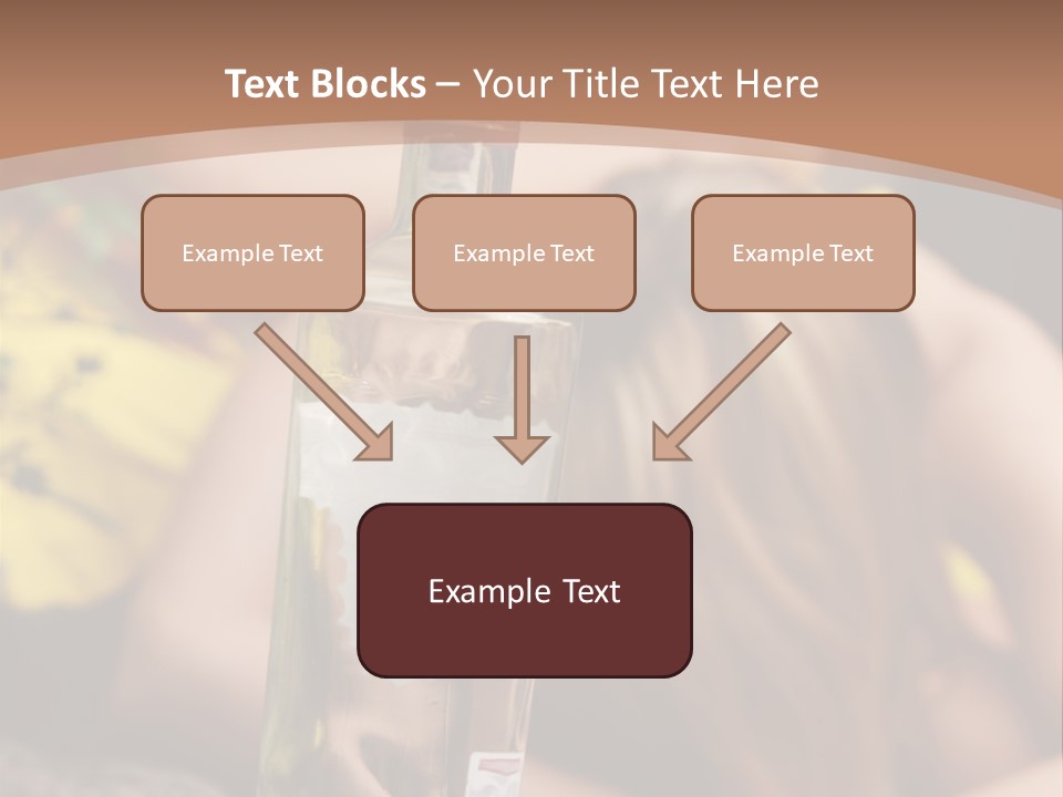 A Bottle Of Vodka Sitting On Top Of A Table PowerPoint Template
