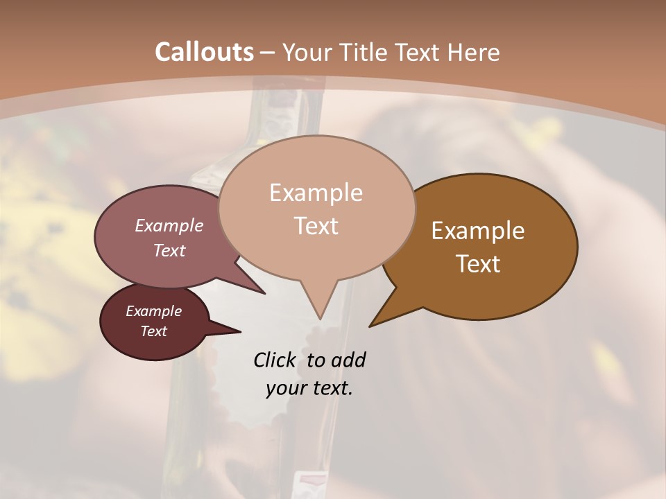 A Bottle Of Vodka Sitting On Top Of A Table PowerPoint Template