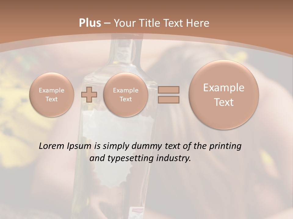 A Bottle Of Vodka Sitting On Top Of A Table PowerPoint Template