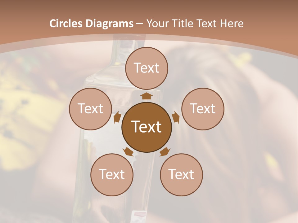 A Bottle Of Vodka Sitting On Top Of A Table PowerPoint Template