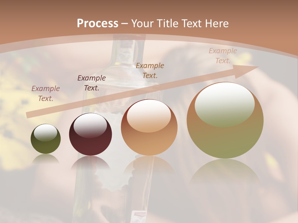 A Bottle Of Vodka Sitting On Top Of A Table PowerPoint Template