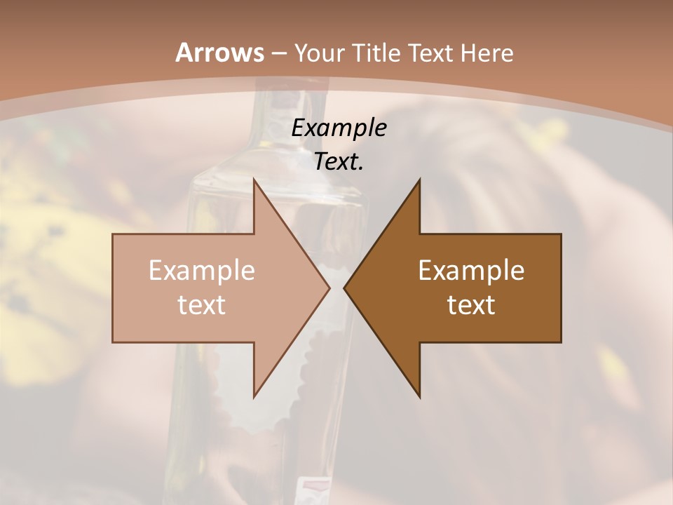 A Bottle Of Vodka Sitting On Top Of A Table PowerPoint Template