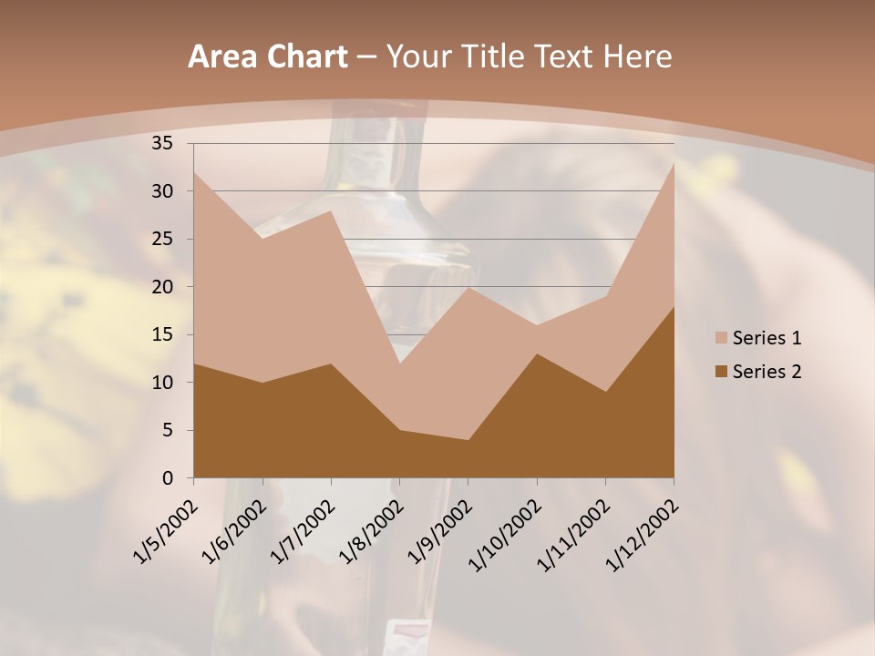 A Bottle Of Vodka Sitting On Top Of A Table PowerPoint Template