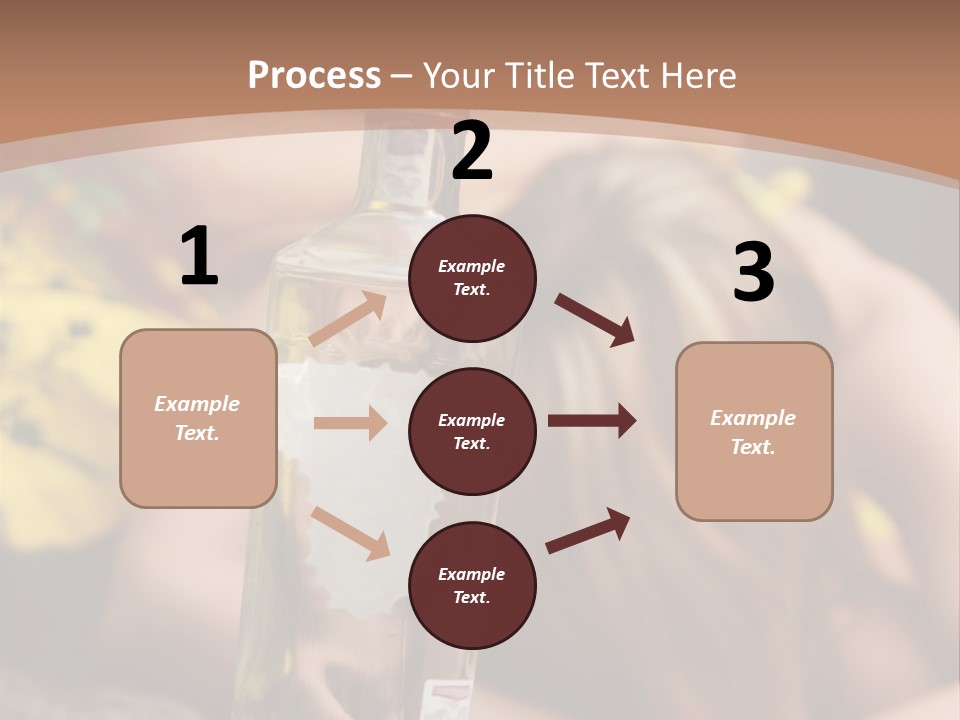 A Bottle Of Vodka Sitting On Top Of A Table PowerPoint Template