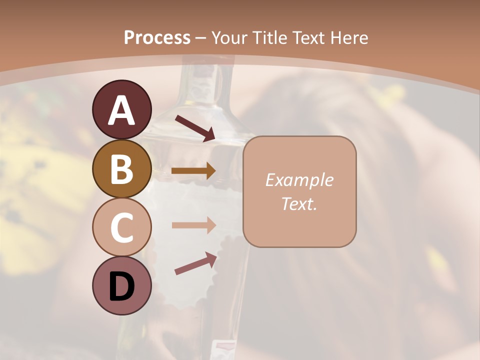 A Bottle Of Vodka Sitting On Top Of A Table PowerPoint Template