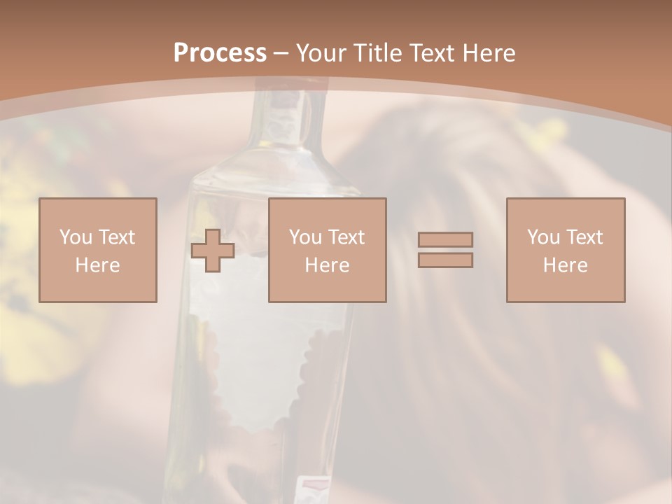 A Bottle Of Vodka Sitting On Top Of A Table PowerPoint Template