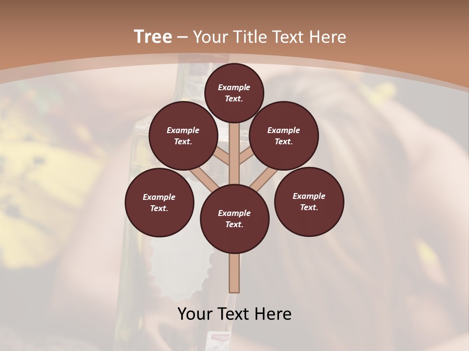 A Bottle Of Vodka Sitting On Top Of A Table PowerPoint Template