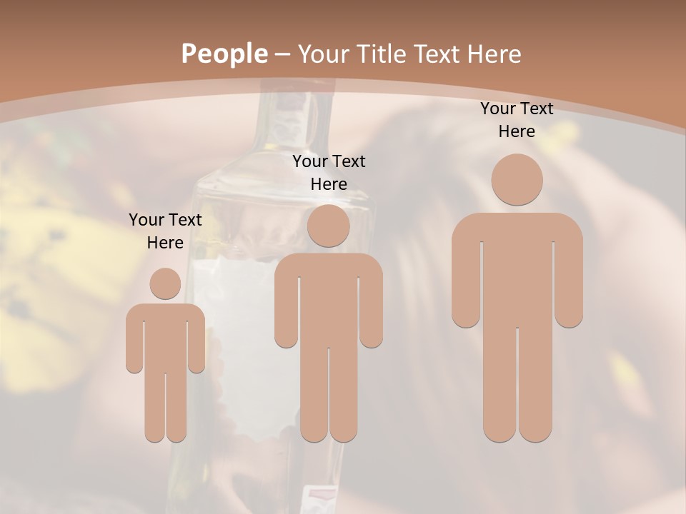 A Bottle Of Vodka Sitting On Top Of A Table PowerPoint Template