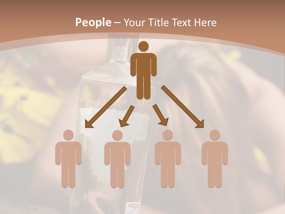 A Bottle Of Vodka Sitting On Top Of A Table PowerPoint Template