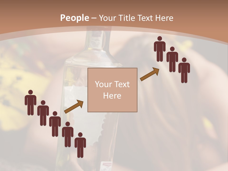 A Bottle Of Vodka Sitting On Top Of A Table PowerPoint Template