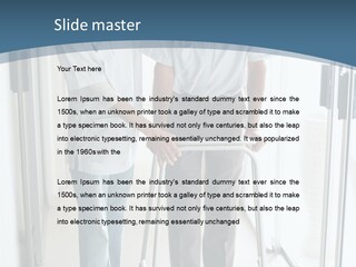 A Nurse Helping A Patient With A Walker PowerPoint Template
