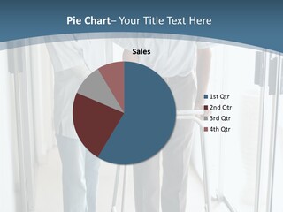 A Nurse Helping A Patient With A Walker PowerPoint Template