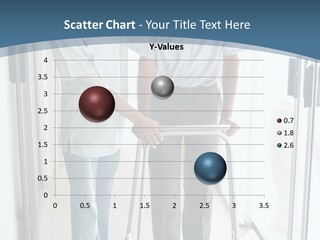 A Nurse Helping A Patient With A Walker PowerPoint Template