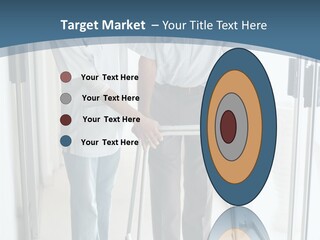 A Nurse Helping A Patient With A Walker PowerPoint Template