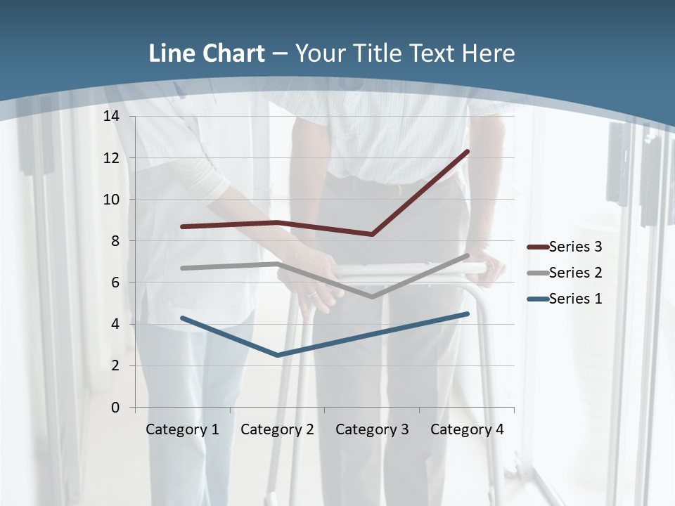 A Nurse Helping A Patient With A Walker PowerPoint Template