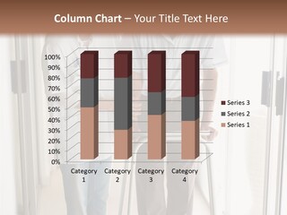 A Nurse Helping A Patient With A Walker PowerPoint Template