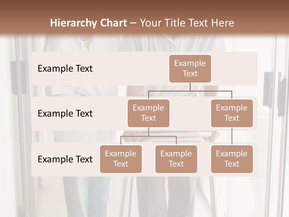 A Nurse Helping A Patient With A Walker PowerPoint Template
