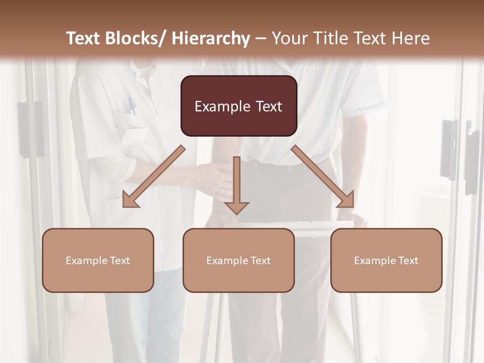 A Nurse Helping A Patient With A Walker PowerPoint Template
