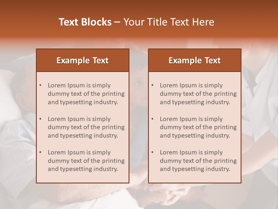 Affection Young Bedroom PowerPoint Template
