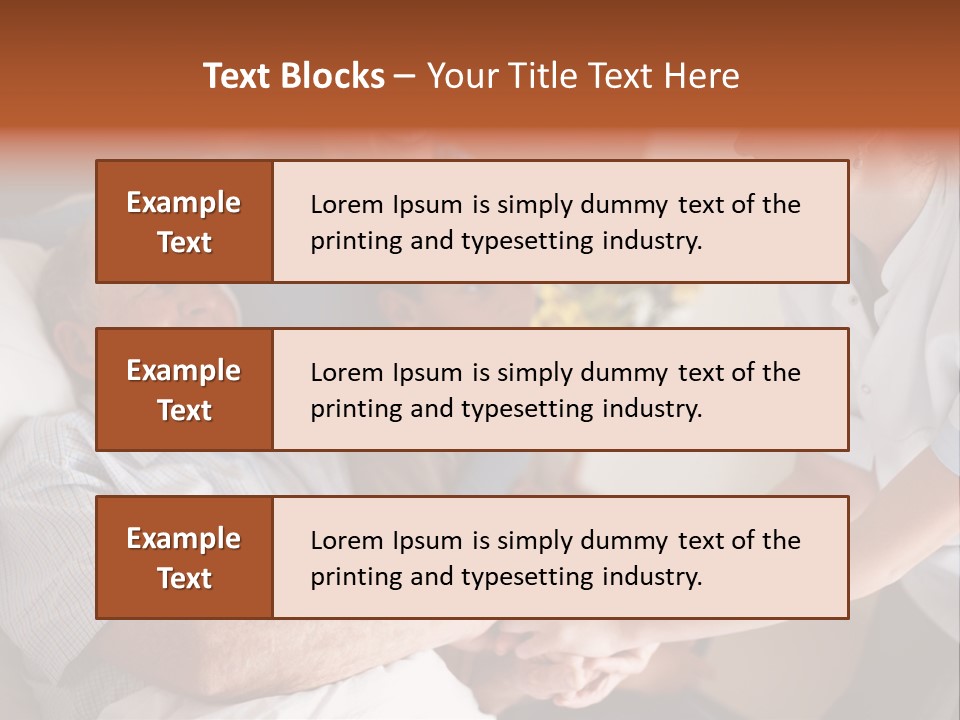 Affection Young Bedroom PowerPoint Template