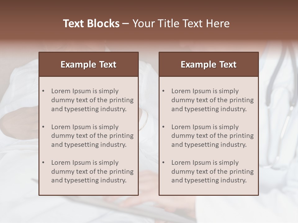 Device Natural Tapwater PowerPoint Template