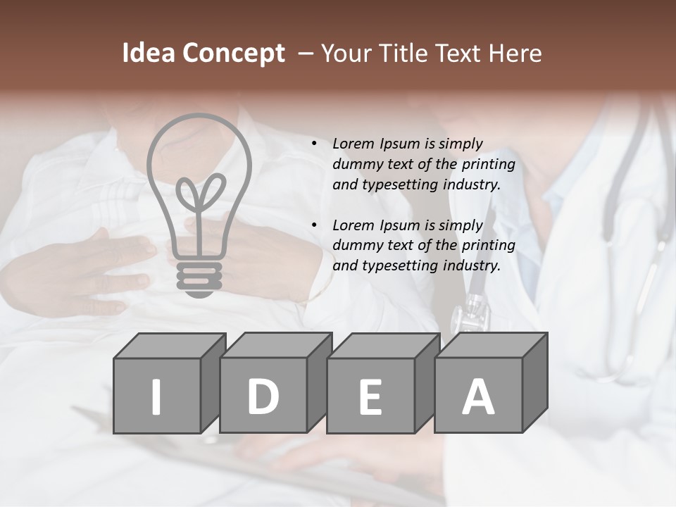 Device Natural Tapwater PowerPoint Template