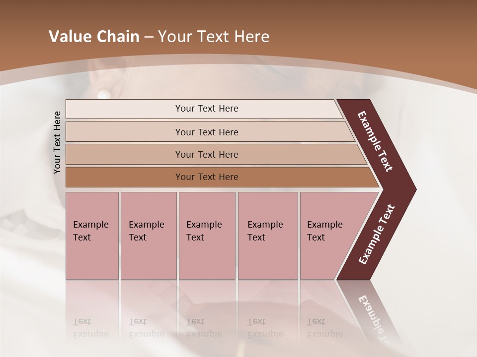 A Woman Sleeping In A Bed With Her Eyes Closed PowerPoint Template