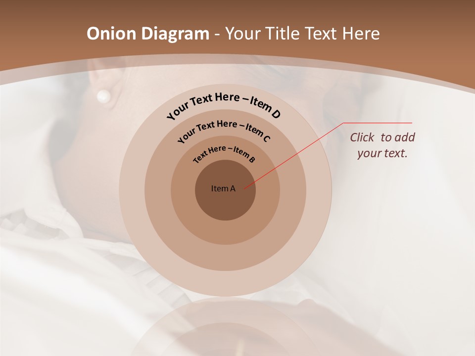 A Woman Sleeping In A Bed With Her Eyes Closed PowerPoint Template