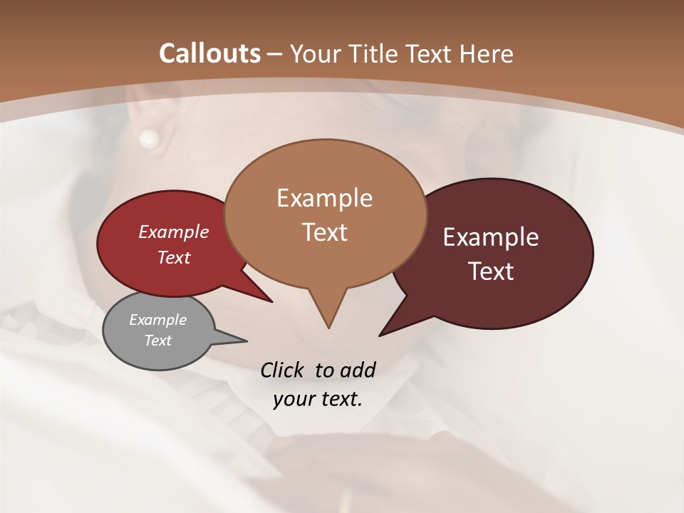 A Woman Sleeping In A Bed With Her Eyes Closed PowerPoint Template