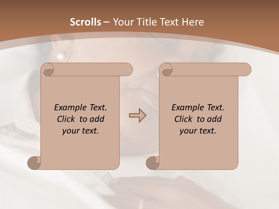 A Woman Sleeping In A Bed With Her Eyes Closed PowerPoint Template