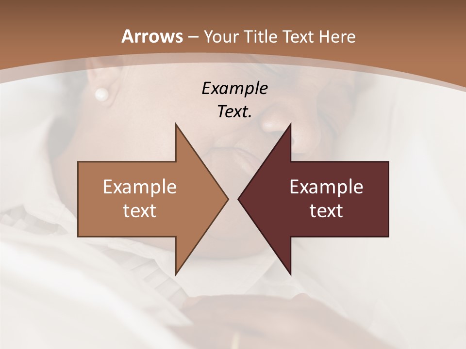 A Woman Sleeping In A Bed With Her Eyes Closed PowerPoint Template