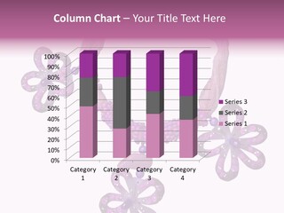 A Purple Necklace With Flowers On It PowerPoint Template