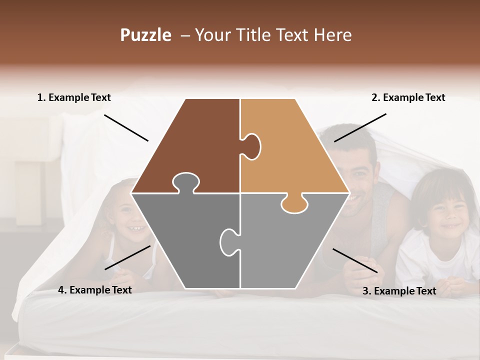 Energy Shape White PowerPoint Template