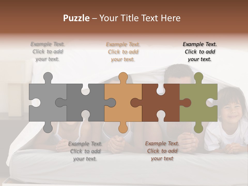 Energy Shape White PowerPoint Template