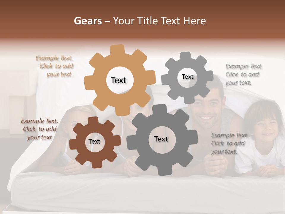 Energy Shape White PowerPoint Template