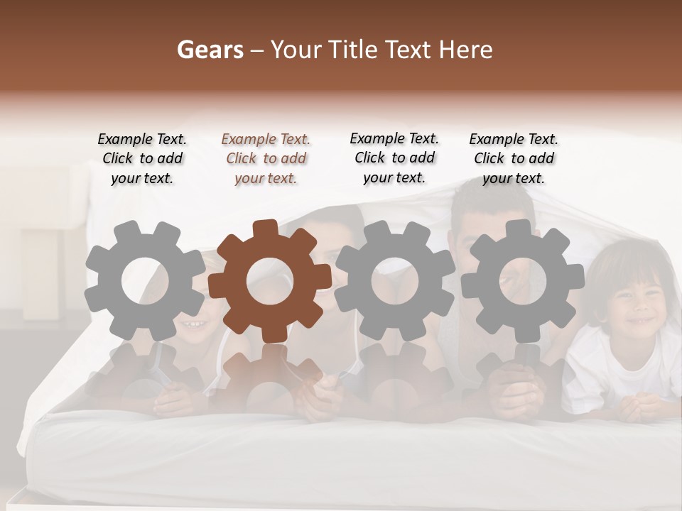 Energy Shape White PowerPoint Template